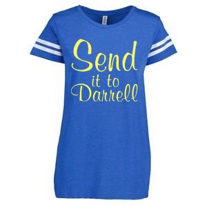 Send It To Darrell Enza Ladies Jersey Football T-Shirt