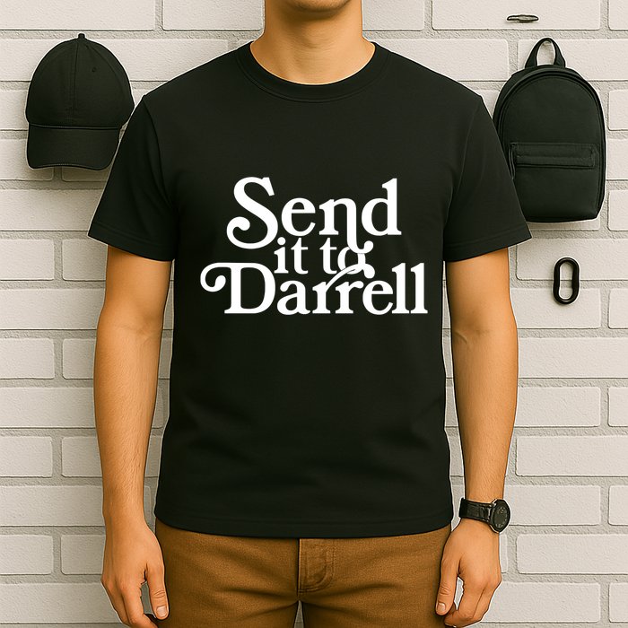 Send It To Darrell Send It To Daryl Funny Drama Vintage T-Shirt