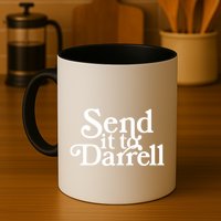 Send It To Darrell Send It To Daryl Funny Drama Vintage Mug