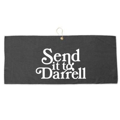 Send It To Darrell Send It To Daryl Funny Drama Vintage Large Microfiber Waffle Golf Towel