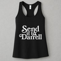 Send It To Darrell Send It To Daryl Funny Drama Vintage Womens Tank Top