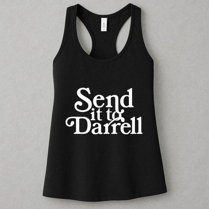 Send It To Darrell Send It To Daryl Funny Drama Vintage Womens Tank Top