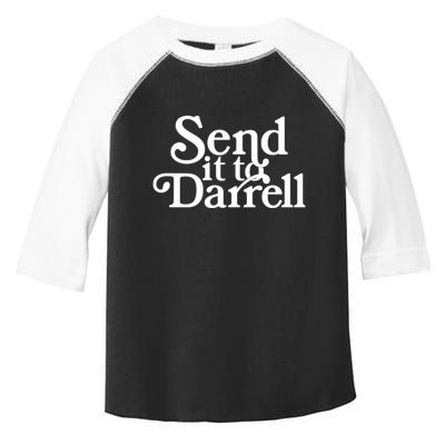 Send It To Darrell Send It To Daryl Funny Drama Vintage Toddler Fine Jersey T-Shirt
