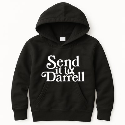 Send It To Darrell Send It To Daryl Funny Drama Vintage Kids Hoodie