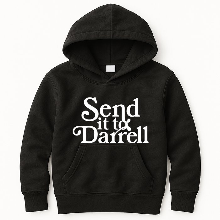 Send It To Darrell Send It To Daryl Funny Drama Vintage Kids Hoodie