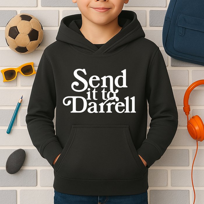 Send It To Darrell Send It To Daryl Funny Drama Vintage Kids Hoodie