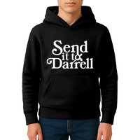 Send It To Darrell Send It To Daryl Funny Drama Vintage Kids Hoodie