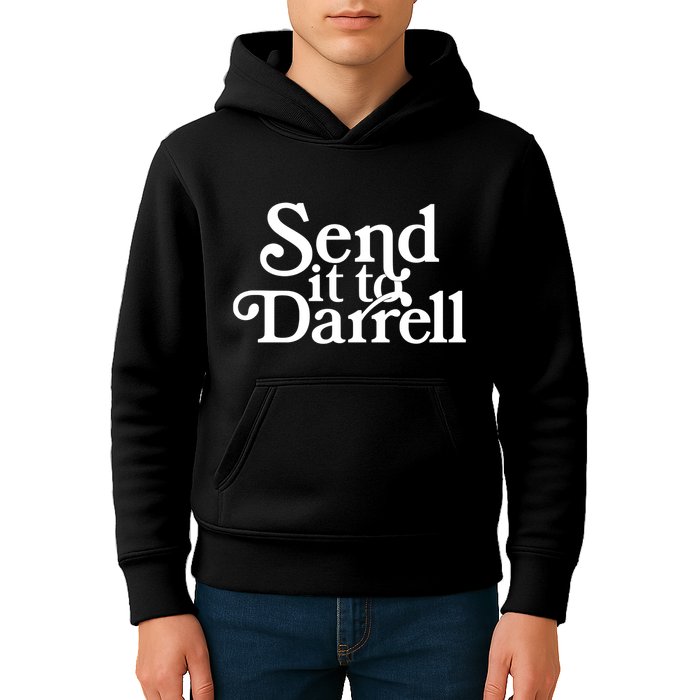 Send It To Darrell Send It To Daryl Funny Drama Vintage Kids Hoodie