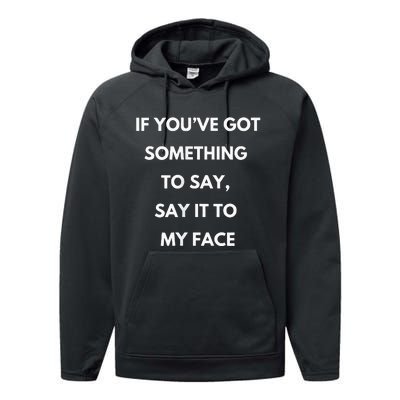 Say It To My Face Comma La Kamala Harris 2024 Election Performance Fleece Hoodie