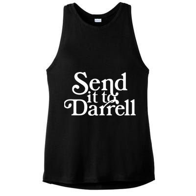 Send It To Darrell Ladies PosiCharge Tri-Blend Wicking Tank