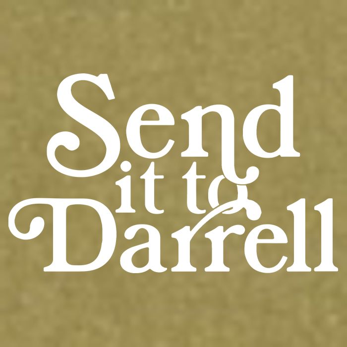Send It To Darrell Garment-Dyed Women's Muscle Tee
