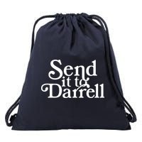Send It To Darrell Drawstring Bag
