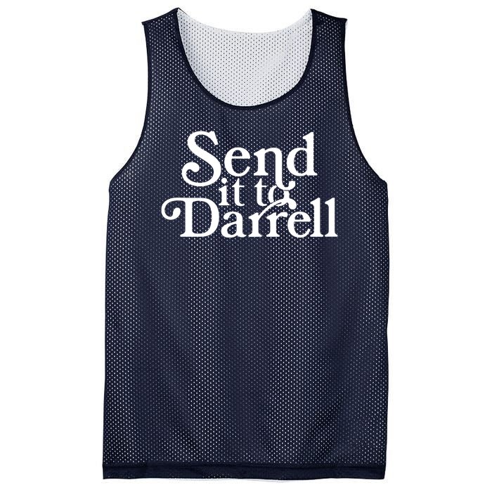 Send It To Darrell Mesh Reversible Basketball Jersey Tank