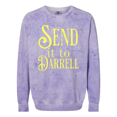 Send It To Darrell Colorblast Crewneck Sweatshirt