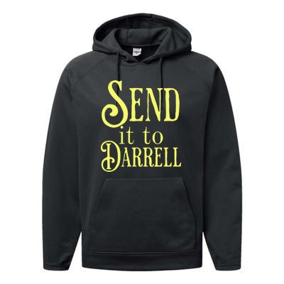 Send It To Darrell Performance Fleece Hoodie