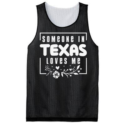 Someone In Texas Loves Me Mesh Reversible Basketball Jersey Tank