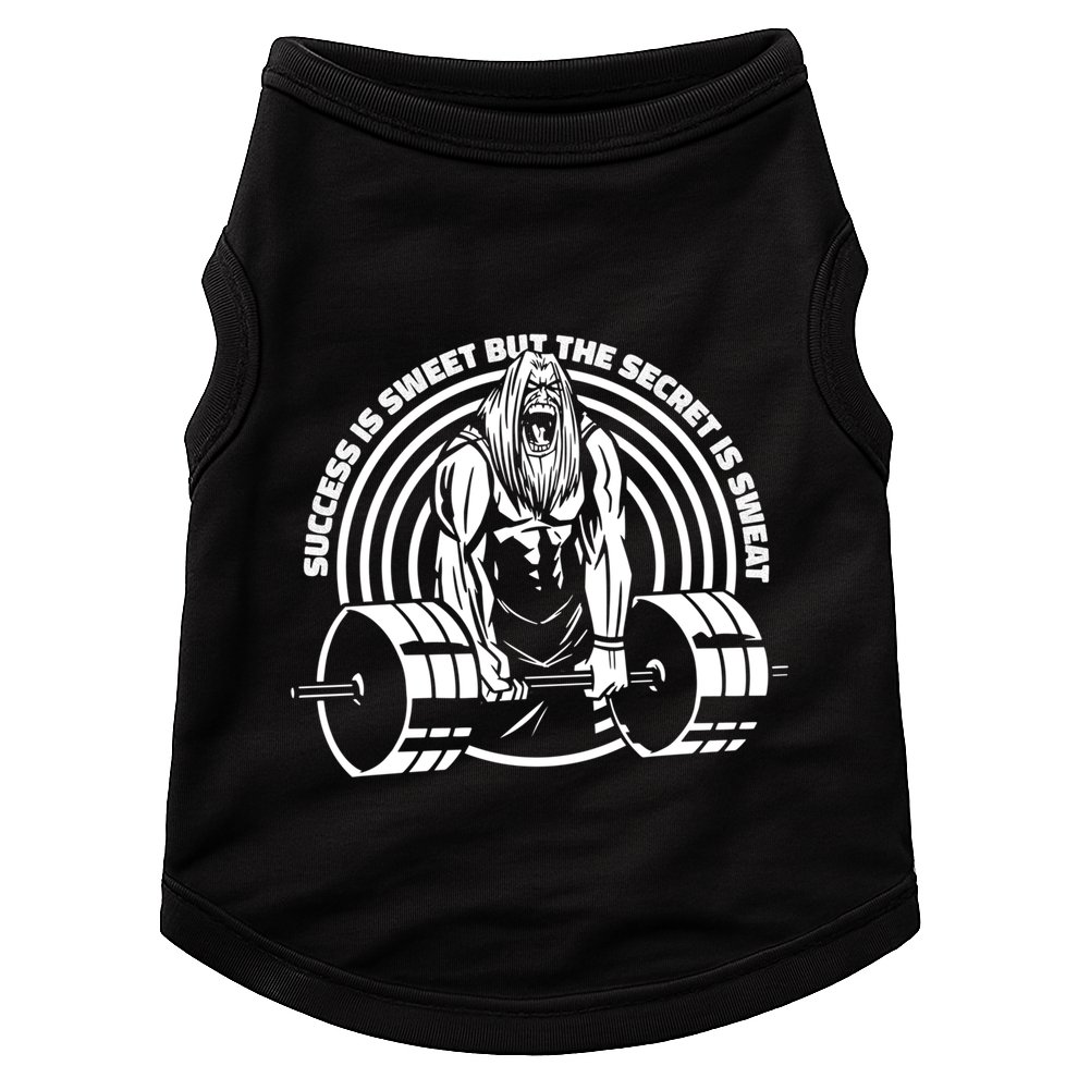 Sweat Is The Secret Deadlifter Funny Gift Doggie Tank