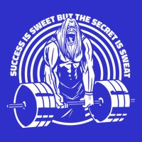 Sweat Is The Secret Deadlifter Funny Gift Zip Tote Bag