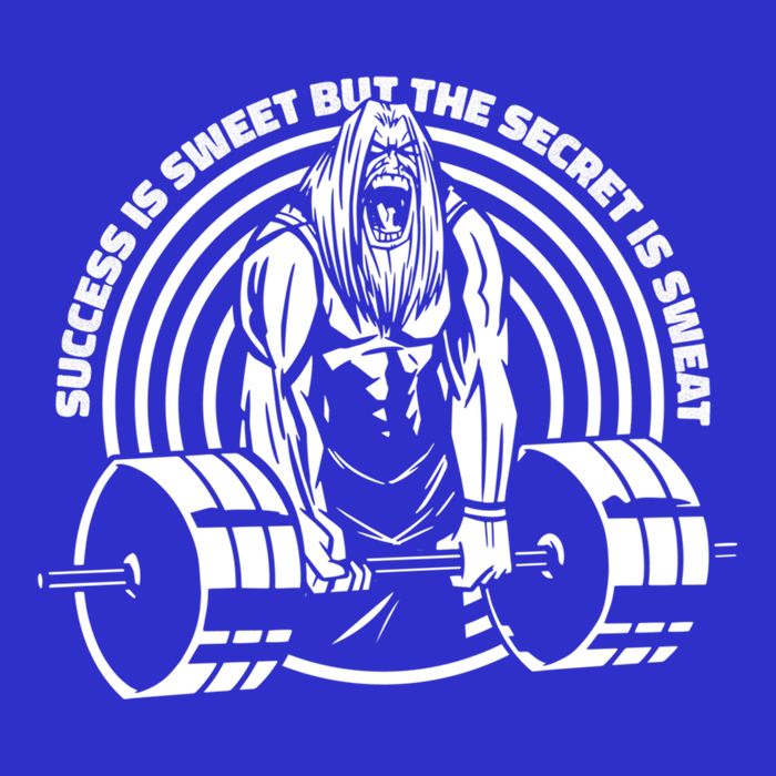 Sweat Is The Secret Deadlifter Funny Gift Zip Tote Bag