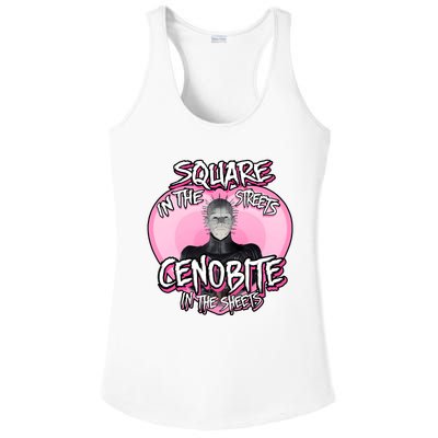 Square In The Street Cenobite In The Sheets Horror Character Halloween Ladies PosiCharge Competitor Racerback Tank