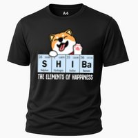 Shiba Inu Table Of Elements Happiness Shiba Inu Gift Cooling Performance Crew T-Shirt