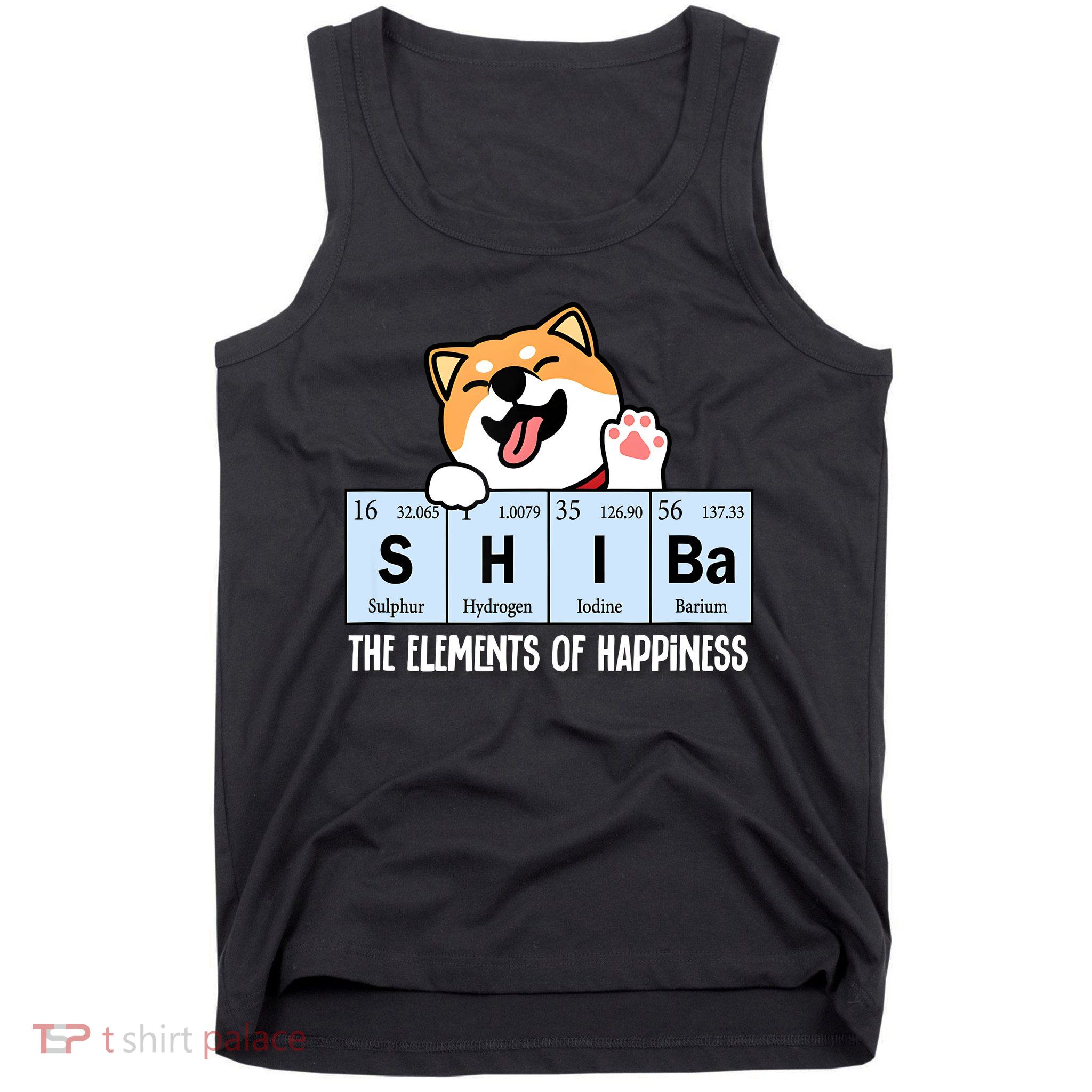 Shiba Inu Table Of Elements Happiness Shiba Inu Gift Tank Top