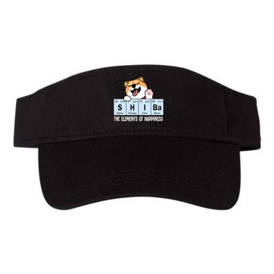Shiba Inu Table Of Elements Happiness Shiba Inu Gift Visor