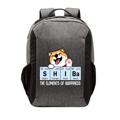 Shiba Inu Table Of Elements Happiness Shiba Inu Gift Vector Backpack