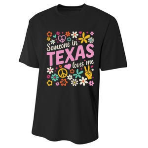 Someone In Texas Loves Me Performance Sprint T-Shirt