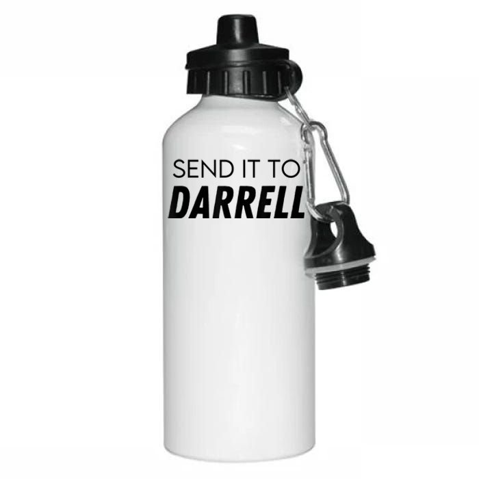 Send It To Darrell Send It To Daryl Funny Drama Aluminum Water Bottle