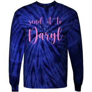 Send It To Daryl Tie-Dye Long Sleeve Shirt