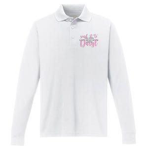 Send It To Daryl Performance Long Sleeve Polo