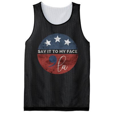 Say It To My Face Kamala Mesh Reversible Basketball Jersey Tank