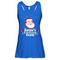 Santa's Ing Team Fun Wine Ers Meme Christmas Funny Gift Ladies Essential Flowy Tank