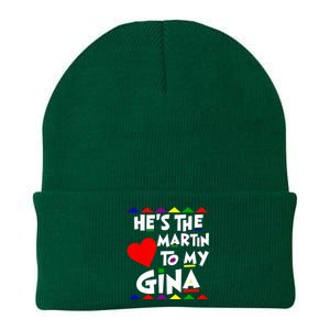 She Is The Gina To Martin Name Personalized Couple Matching Knit Cap Winter Beanie