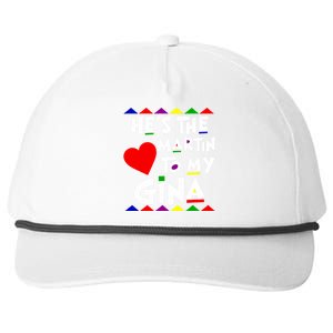 She Is The Gina To Martin Name Personalized Couple Matching Snapback Five-Panel Rope Hat