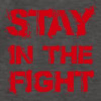 Stay In The Fight Funny Gift Vector Backpack
