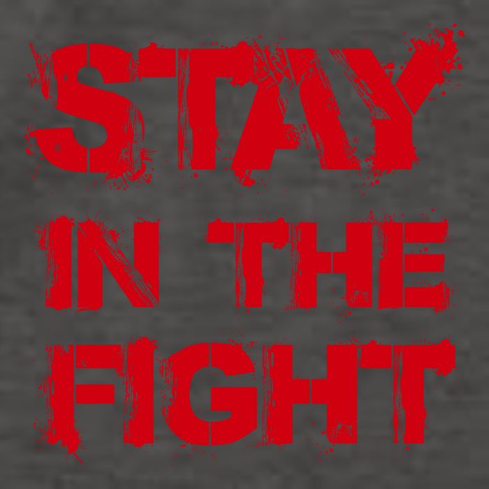 Stay In The Fight Funny Gift Vector Backpack