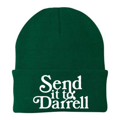 Send It To Darrell Funny Saying Knit Cap Winter Beanie