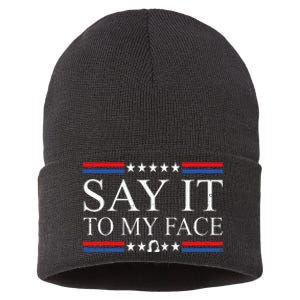 Say It To My Face Sustainable Knit Beanie