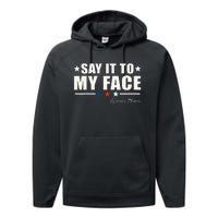 Say It To My Face Performance Fleece Hoodie