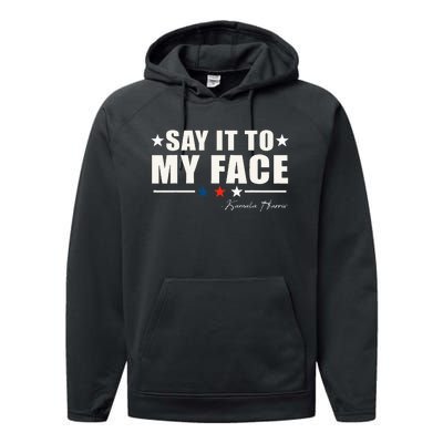 Say It To My Face Performance Fleece Hoodie