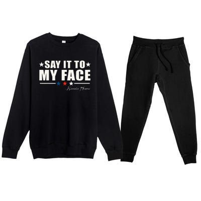 Say It To My Face Premium Crewneck Sweatsuit Set