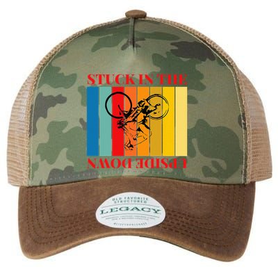 Stuck In The Upside Down Legacy Tie Dye Trucker Hat