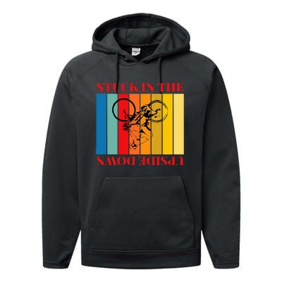 Stuck In The Upside Down Performance Fleece Hoodie