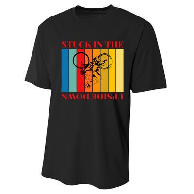 Stuck In The Upside Down Performance Sprint T-Shirt