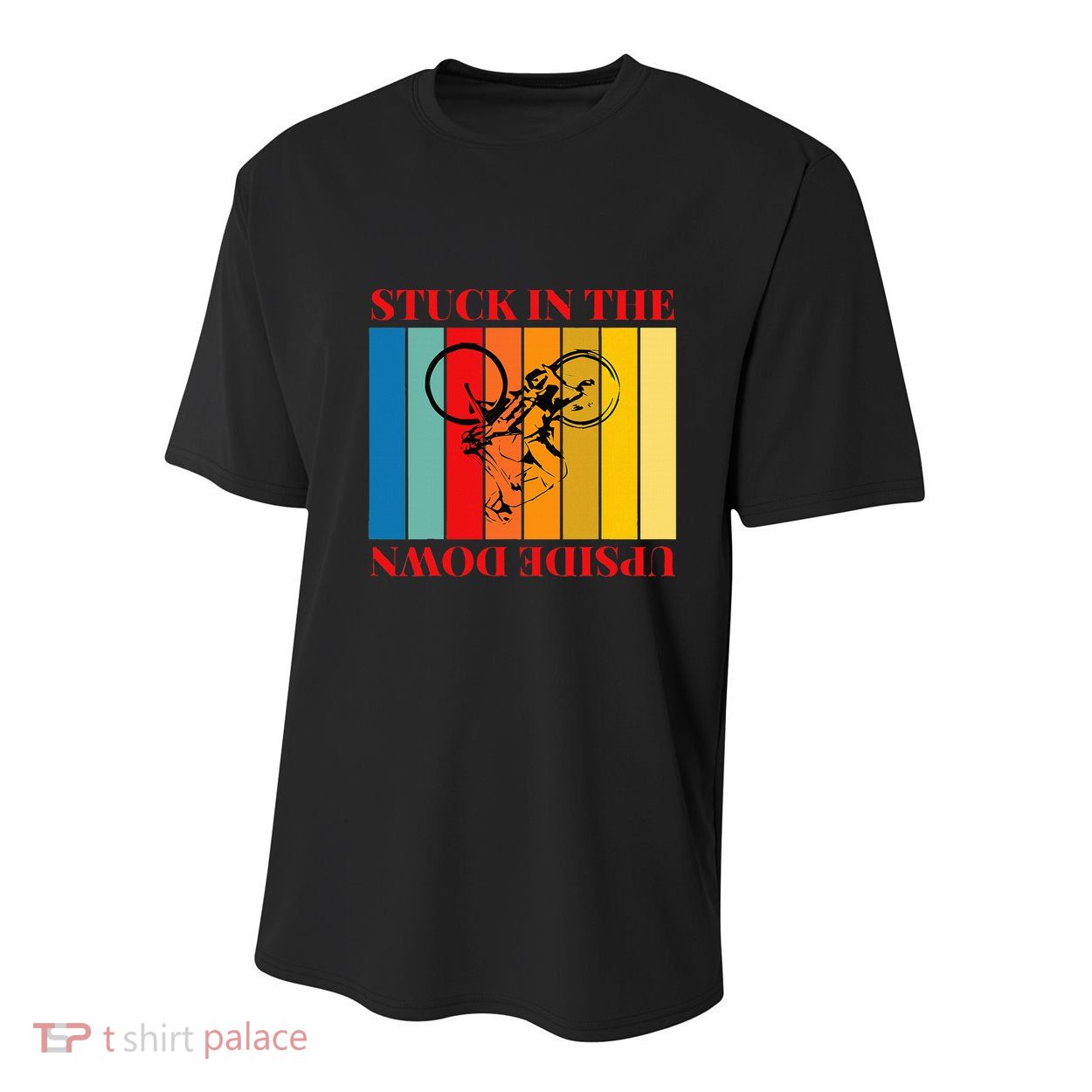 Stuck In The Upside Down Youth Performance Sprint T-Shirt