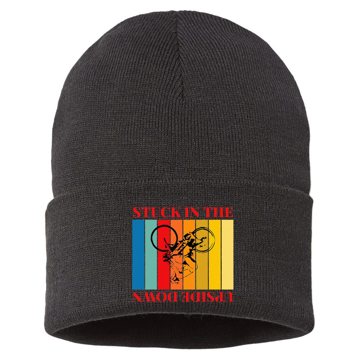 Stuck In The Upside Down Sustainable Knit Beanie