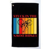 Stuck In The Upside Down Golf Towel
