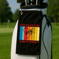 Stuck In The Upside Down Golf Towel